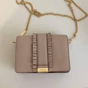 Michael Kors Pink Ruffled Crossbody Bag LIKE NEW